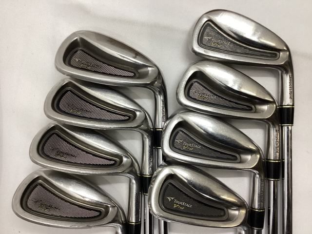 アイアンセット ブリヂストン ツアーステージViQ 2004 8本セット ウェイトフロー R 25 5472