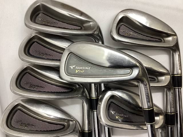 アイアンセット ブリヂストン ツアーステージViQ 2004 8本セット ウェイトフロー R 25 5472