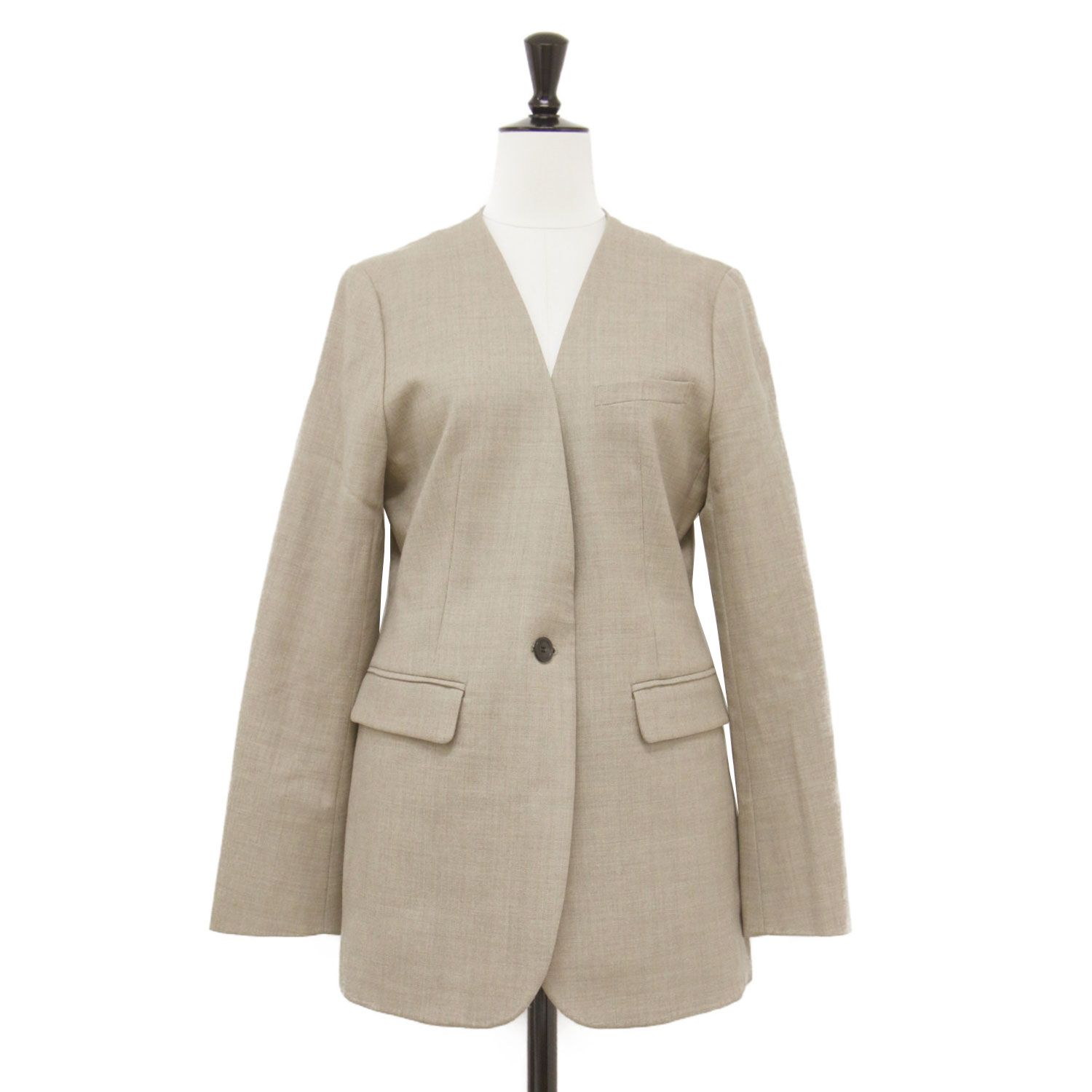 NOBLE ノーブル ジャケット ベージュ サイズ:36(S) | 20秋冬 ノー