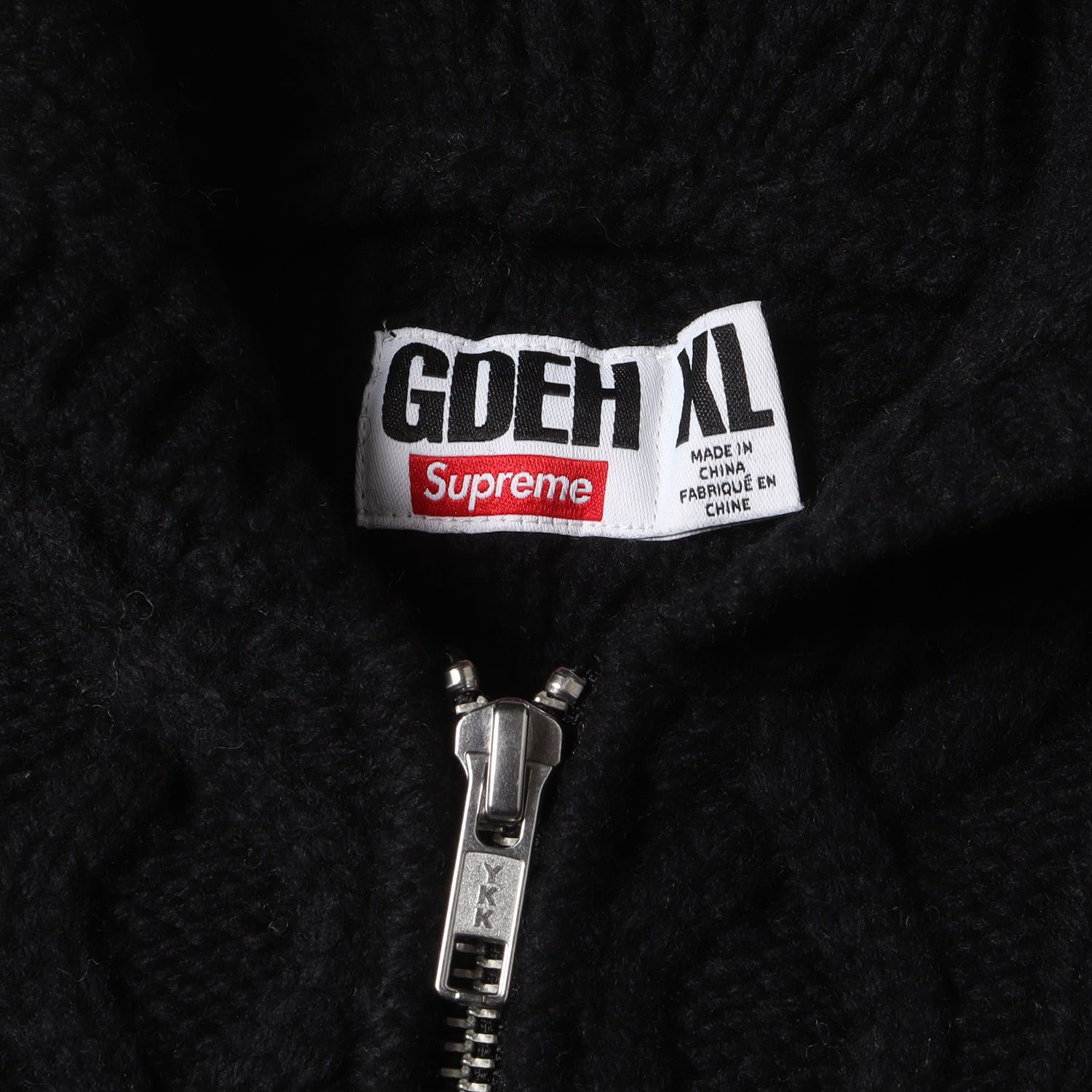 美品】Supreme シュプリーム ニット ブラック 黒 サイズ:XL | 25SS 