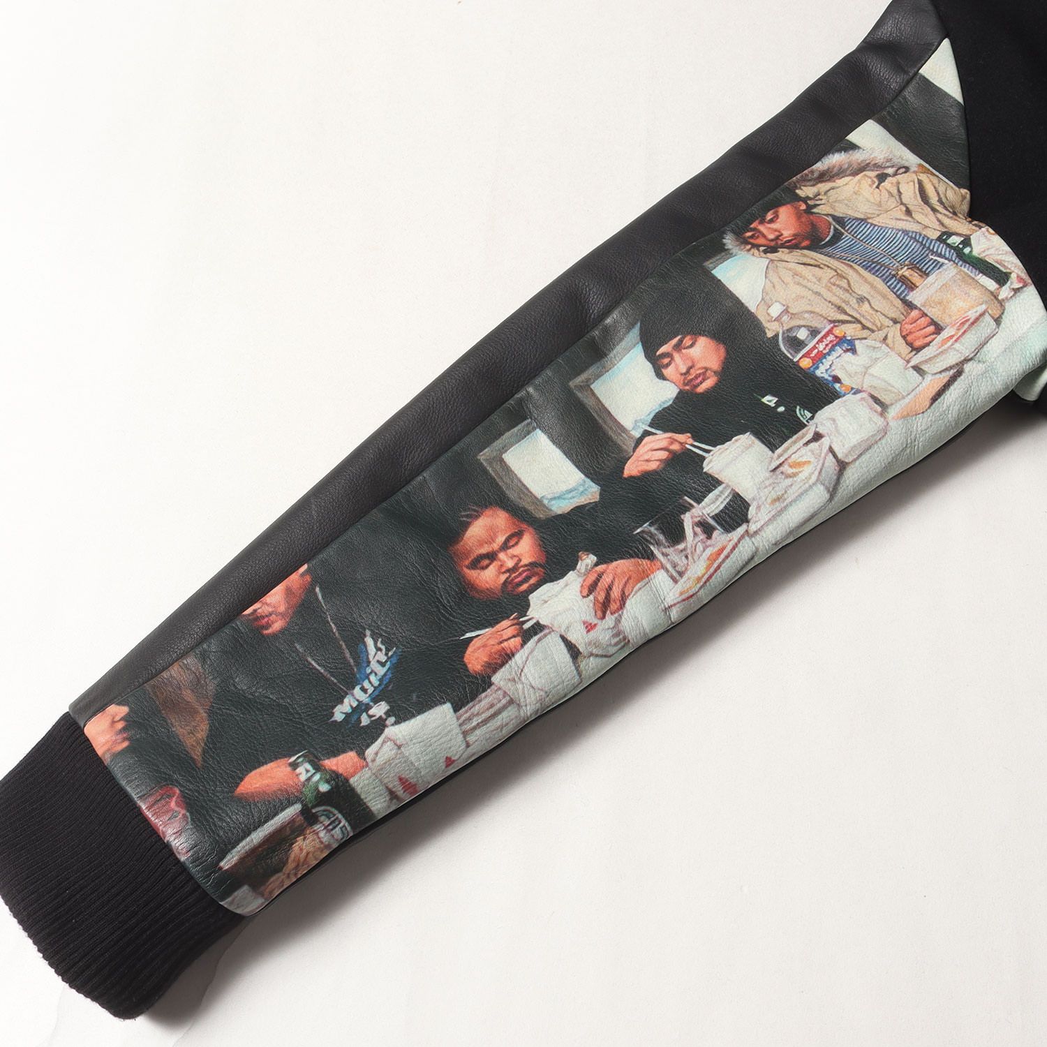 レア 美品★アップルバム BRONX LAST SUPPER スタジャン レザー APPLEBUM アップルバム スタジャン ブラック 黒 サイズ:L | 最後の晩餐