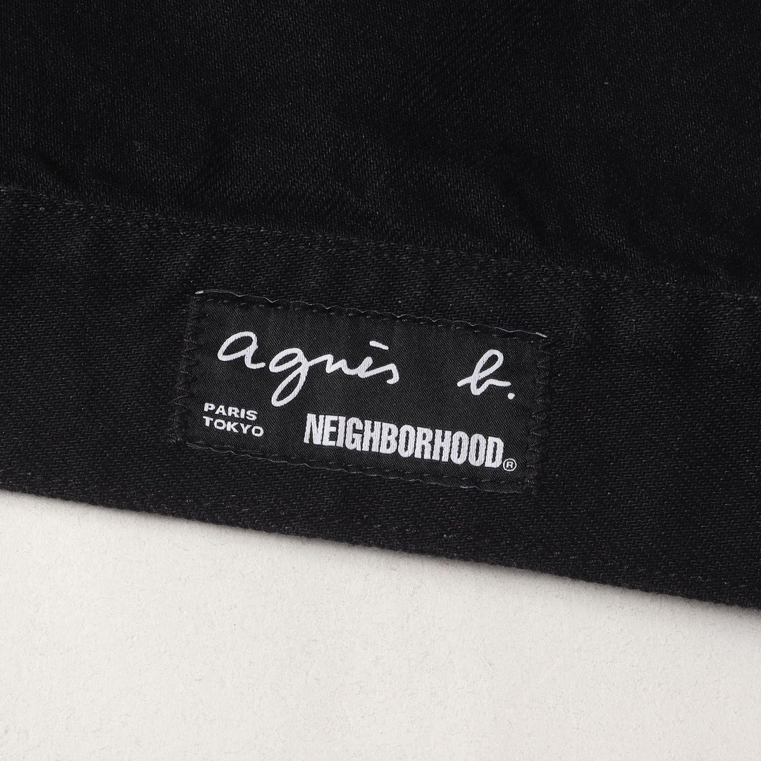 NEIGHBORHOOD ネイバーフッド ジャケット ブラック 黒 サイズ:XL | 25AW agnes b. バックロゴ 2ndタイプ デニムジャケット (TYPE-2 JACKET) | アウター Gジャン ブルゾン 上着 | コラボ【メンズ】【中古】【美品】【K4661】 美品】NEIGHBORHOOD ネイバーフッド ジャケット ブラック 黒 サイズ:XL