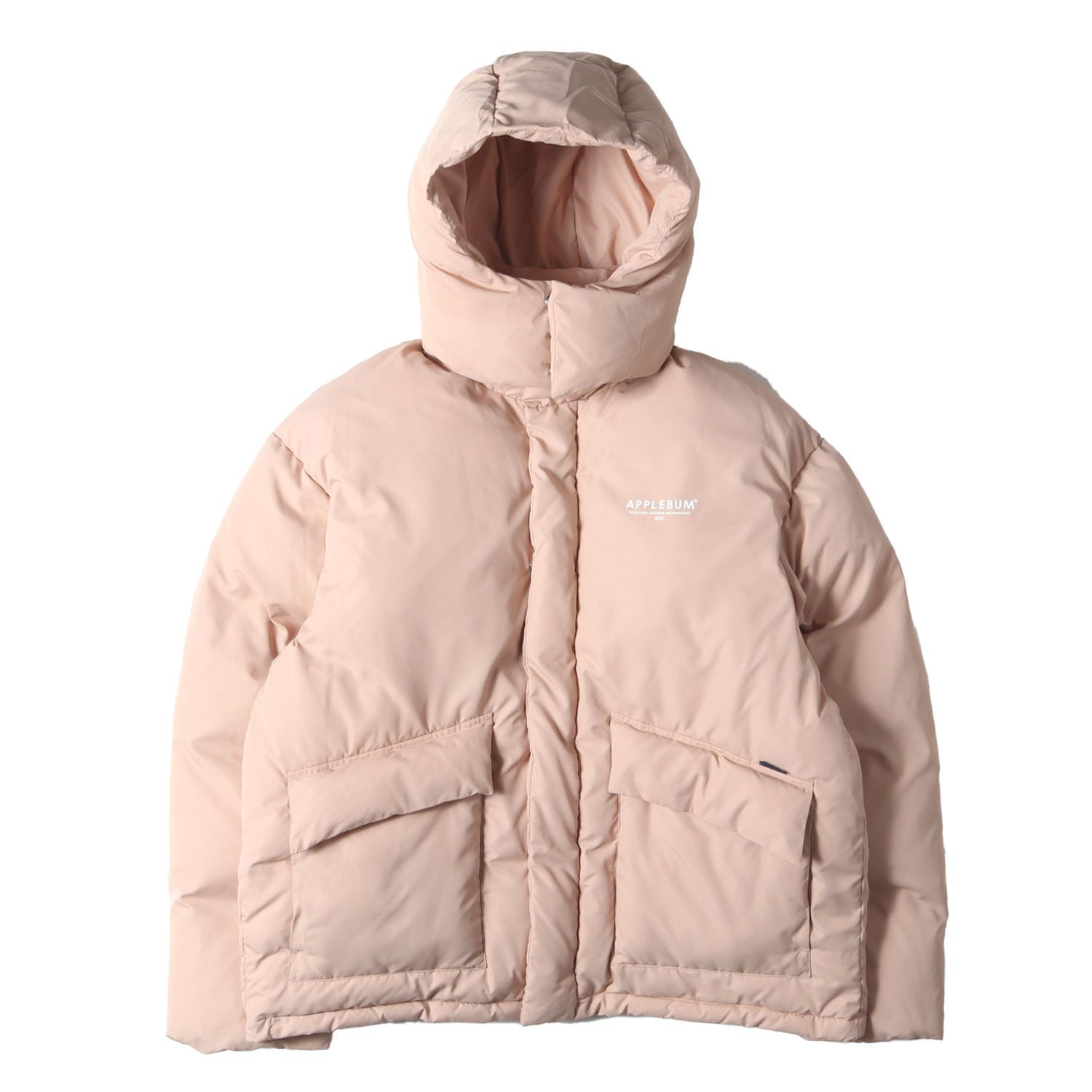 APPLEBUM アップルバム ジャケット ベージュ サイズ:L | 22AW ブランドロゴ フード付き 中綿ジャケット (Innercotton Hood Jacket) | アウター ブルゾン 上着【メンズ】【中古】【美品】【K4661】 美品】APPLEBUM アップルバム ジャケット ベージュ サイズ:L | 22AW