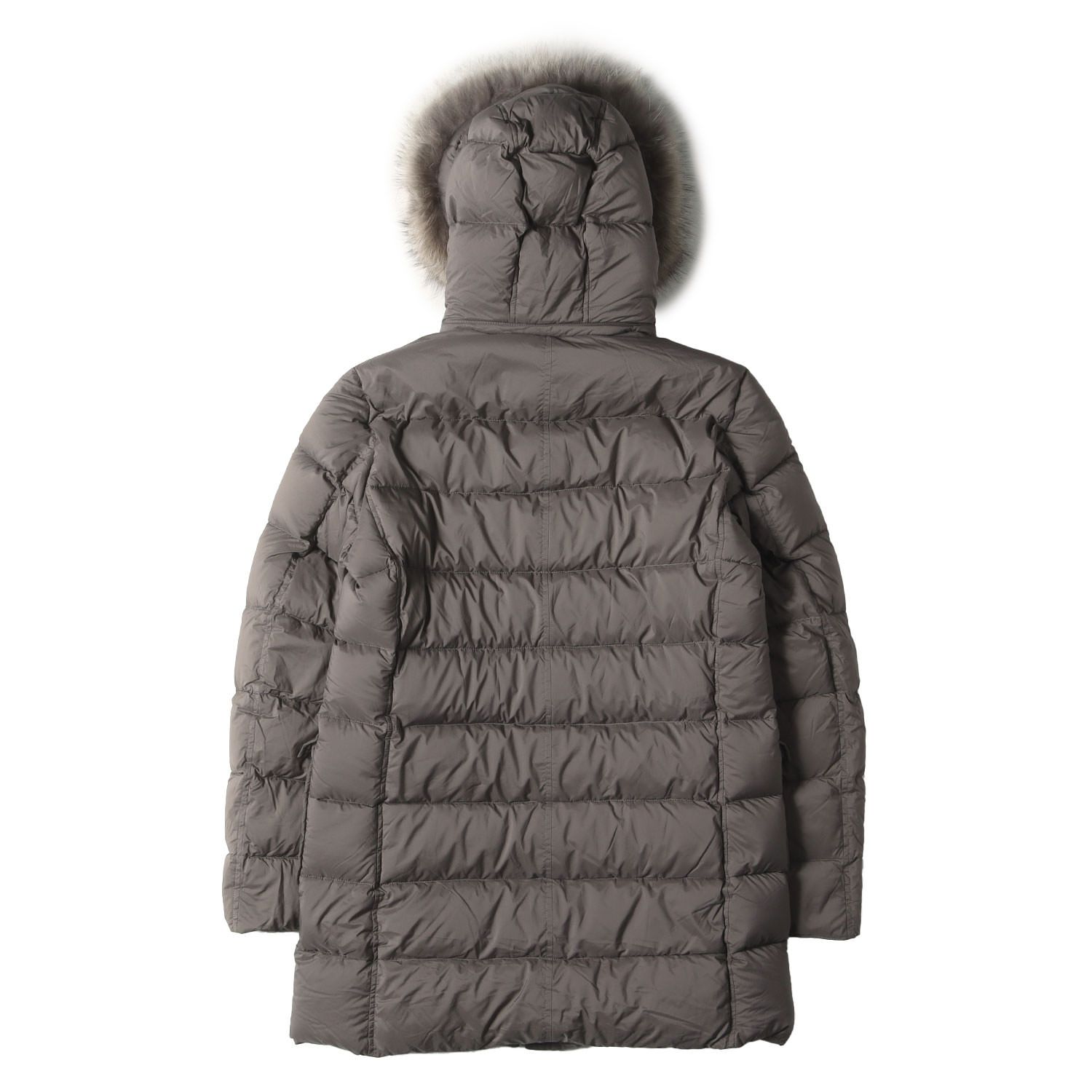 美品】HERNO ヘルノ ジャケット グレイッシュブラウン サイズ:44 | N