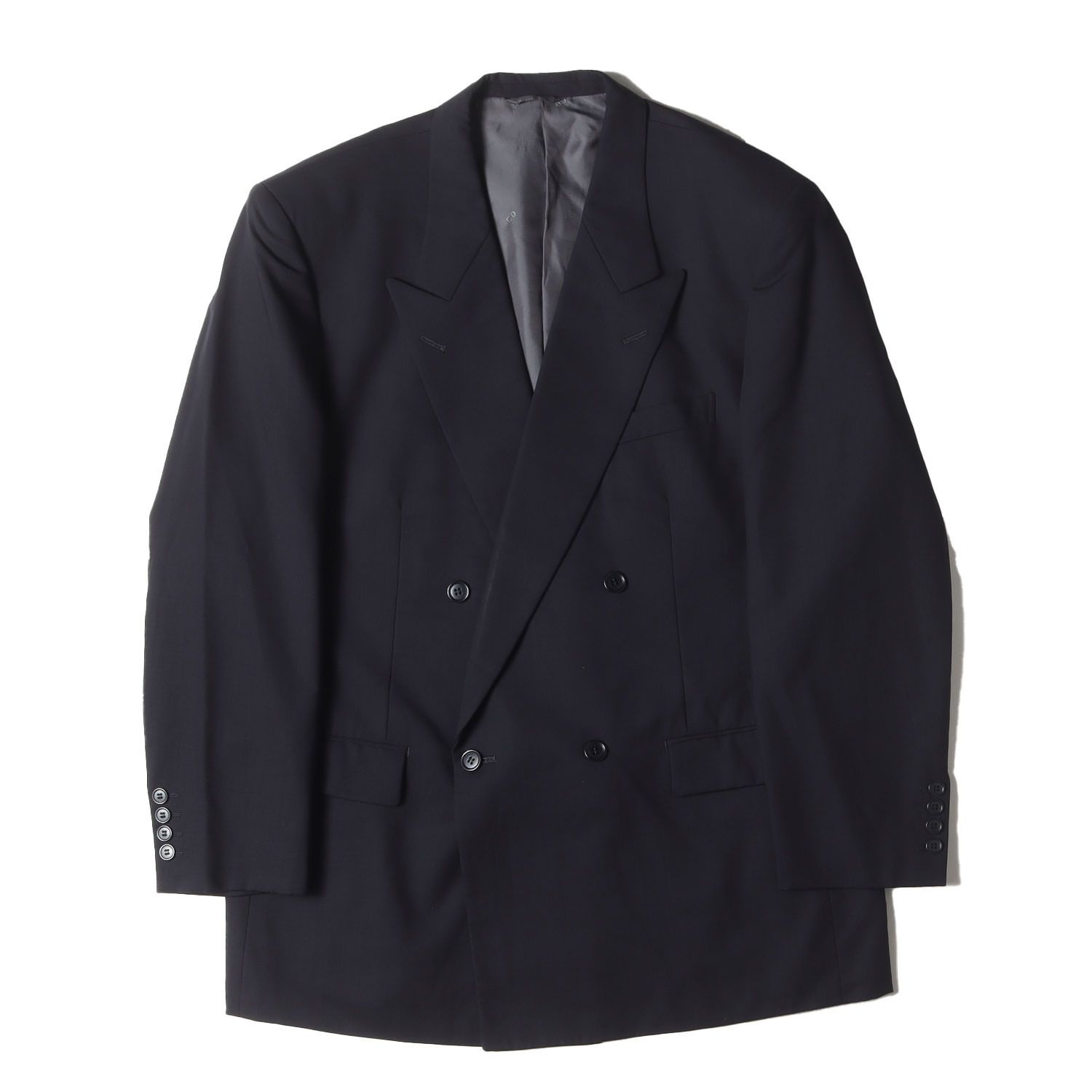 Christian Dior ピークドラペルテーラードジャケット ディオール 未使用品 22aw ディオール DIOR ダブル テーラード ジャケット グレン