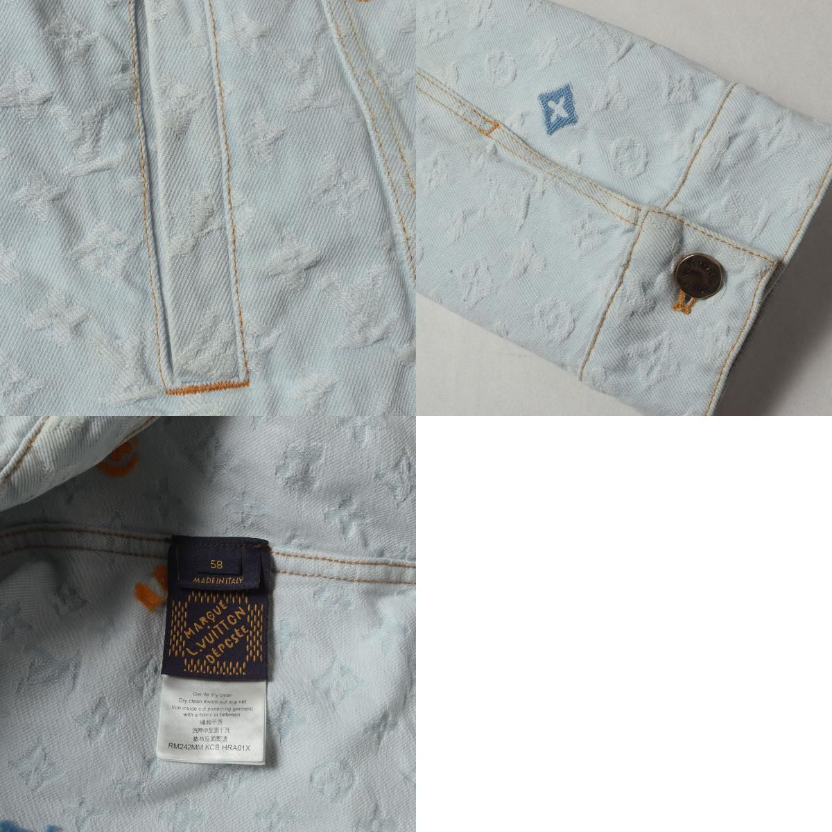 LOUIS VUITTON ルイヴィトン ジャケット インディゴ サイズ:58 | 24AW