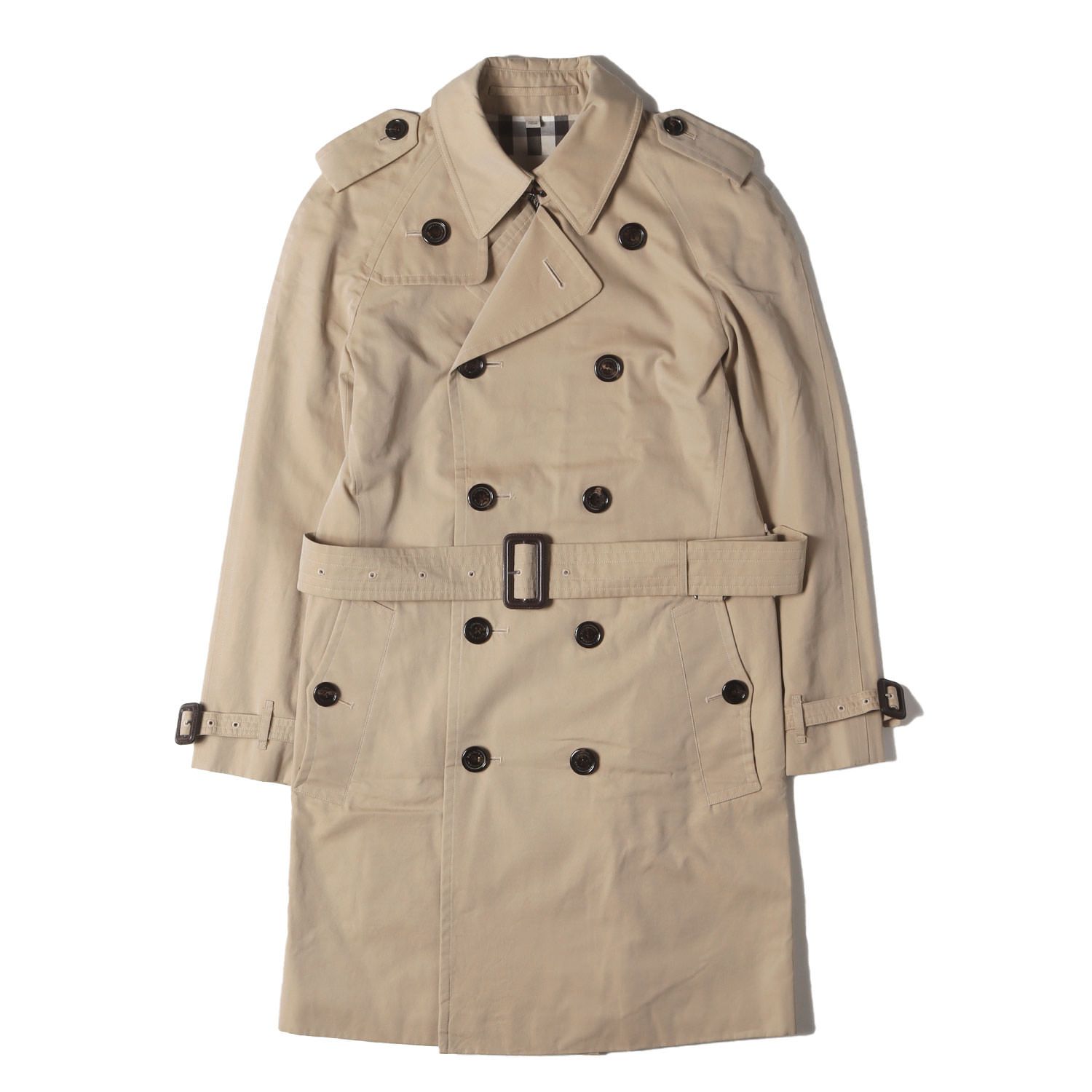 Burberrys バーバリー トレンチコート 46 ウールギャバジン burberry/バーバリー通販 | ロング チェックラペル ギャバジン