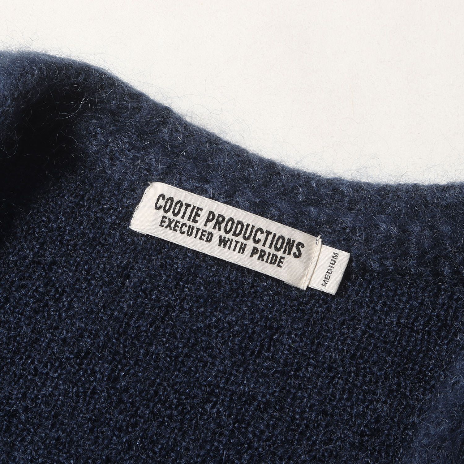 COOTIE クーティー カーディガン ブルー サイズ:M | 21AW キッドモヘヤニット カーディガン (Mohair Cardigan) | トップス セーター 羽織り【メンズ】【中古】【K4661】 COOTIE クーティー カーディガン ブルー サイズ:M | 21AW キッドモヘヤ