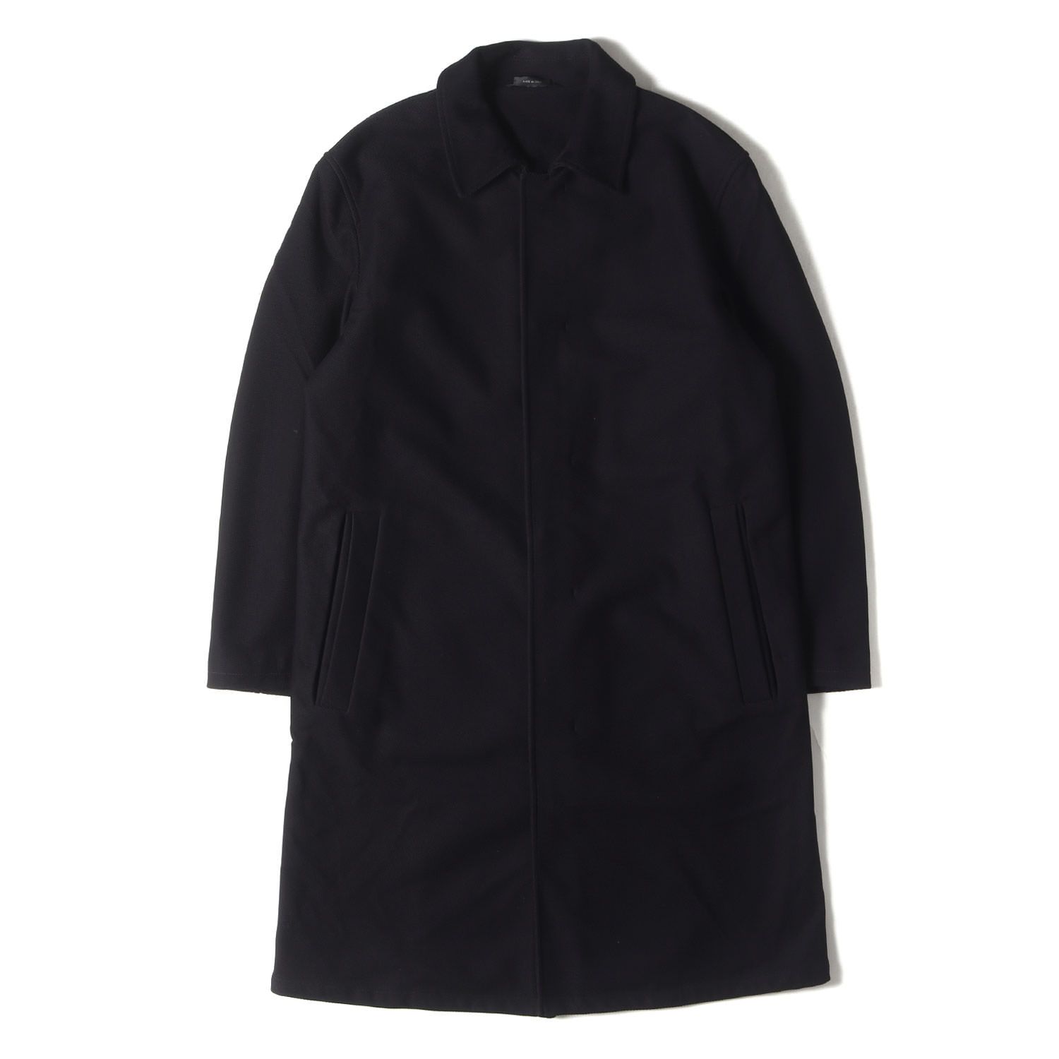 JILSANDER ジップ ブラックロングコート 48 新品 JILSANDER ジップ ブラックロングコート 48 新品 JILSANDER ジップ