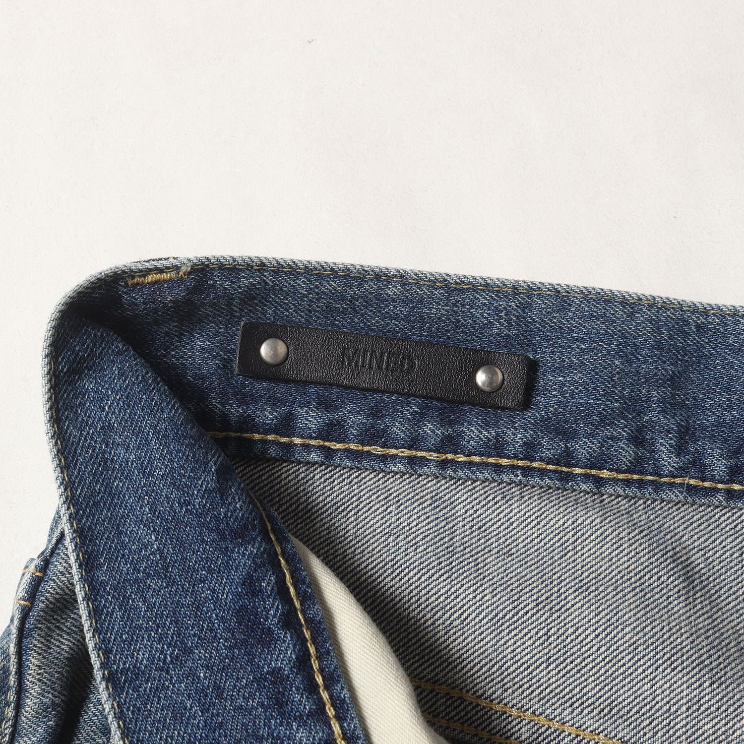 MINEDENIM マインデニム パンツ インディゴ サイズ:8 | 23SS ヴィンテージ クラッシュリペア加工 ワイド ストレート  デニムパンツ (NE.Wide 5pocket USD 2308-1001) | 日本製 ボトムス ジーンズ ジーパン【メンズ】【中古】【美品】【K4661】 美品】MINEDENIM マインデニム パンツ インディゴ サイズ:8 | 23SS