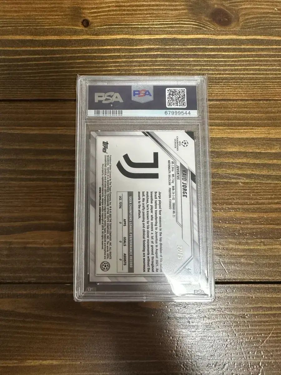 2021-22 トップス クロム S E UCL カイウ ジョルジ ルーキー PSA 10