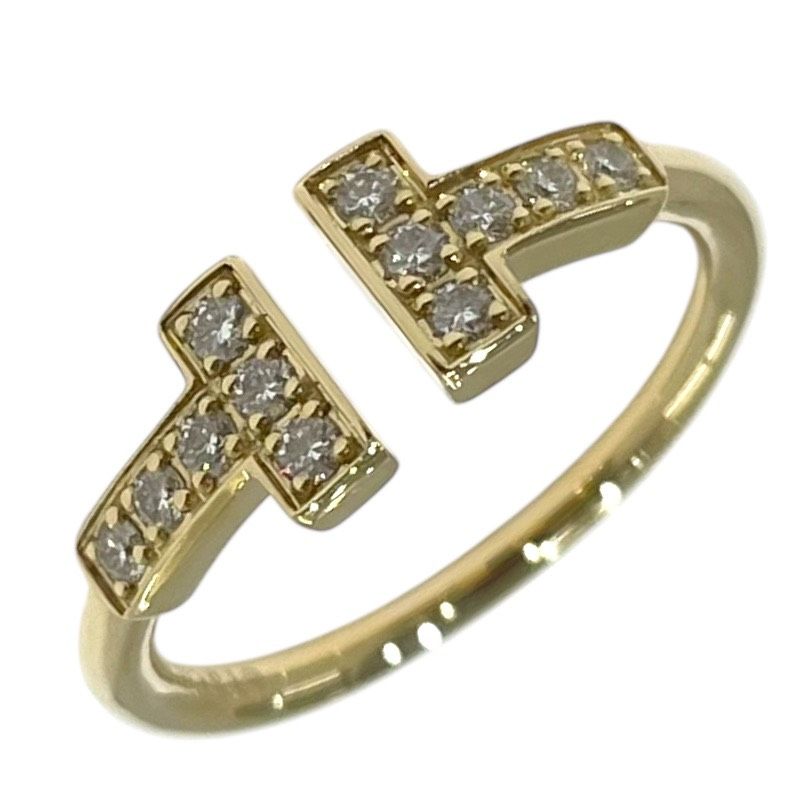 ティファニー TIFFANY＆CO Tワイヤーダイヤリング ゴールド 750 ジュエリー