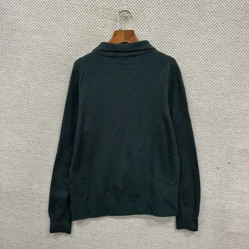 Brooks Brothers ブルックス ブラザーズ 刺繍 ロゴ ウール100 ポロシャツ 長袖 L A 02669