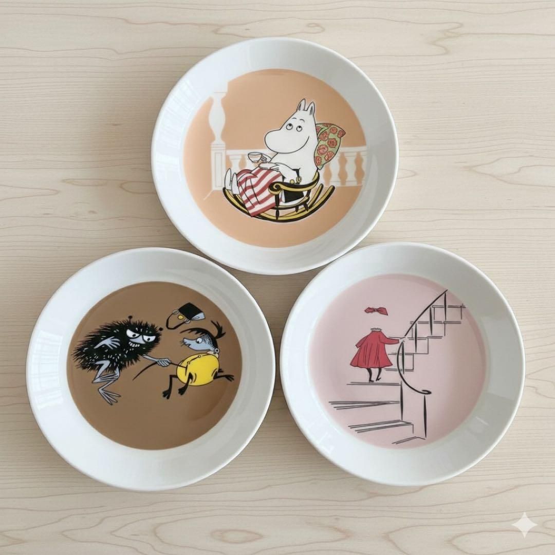 レア☆新品 3枚 アラビア ムーミン ママ 購入 スティンキー￼ 他