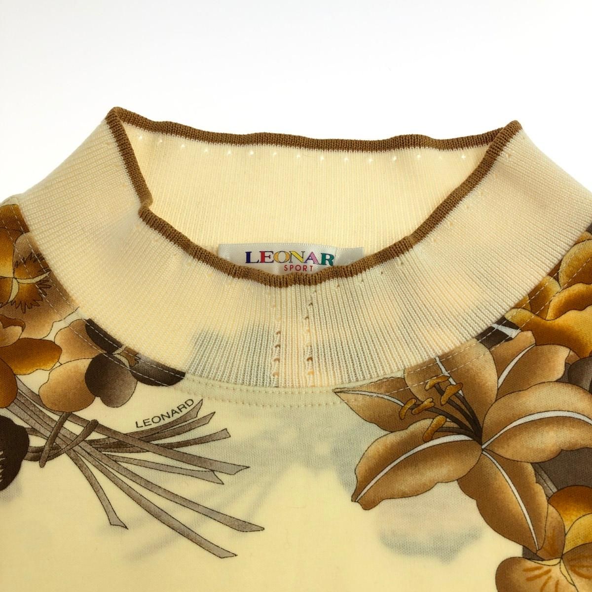 LEONARD SPORT レオナールスポーツ ハイネック長袖カットソー サイズ:L