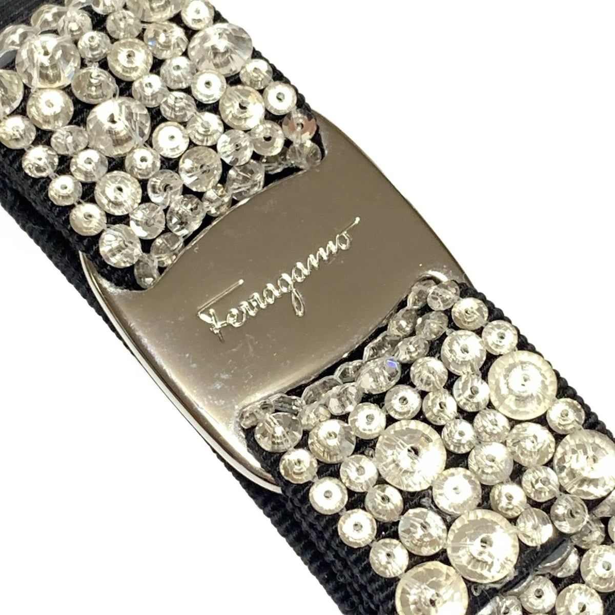 FERRAGAMO/SalvatoreFerragamo(サルバトーレフェラガモ) バレッタ - 黒