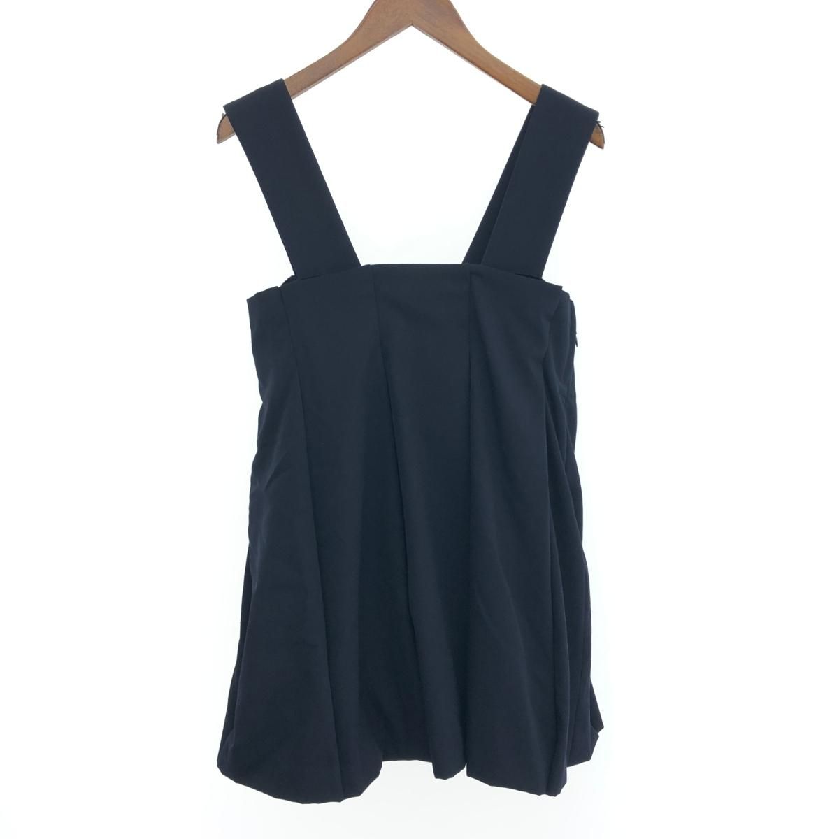 COMME des GARCONS コムデギャルソン サスペンダー付きチュニック サイズ M GG-B 001 ネイビー レディース |