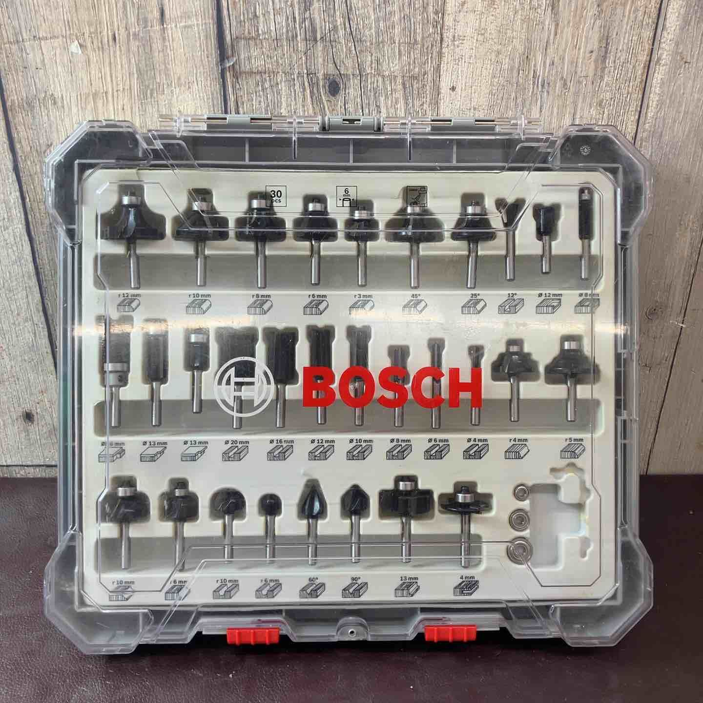 品 ボッシュ BOSCH ルーター トリマービットセット 30種 30本入
