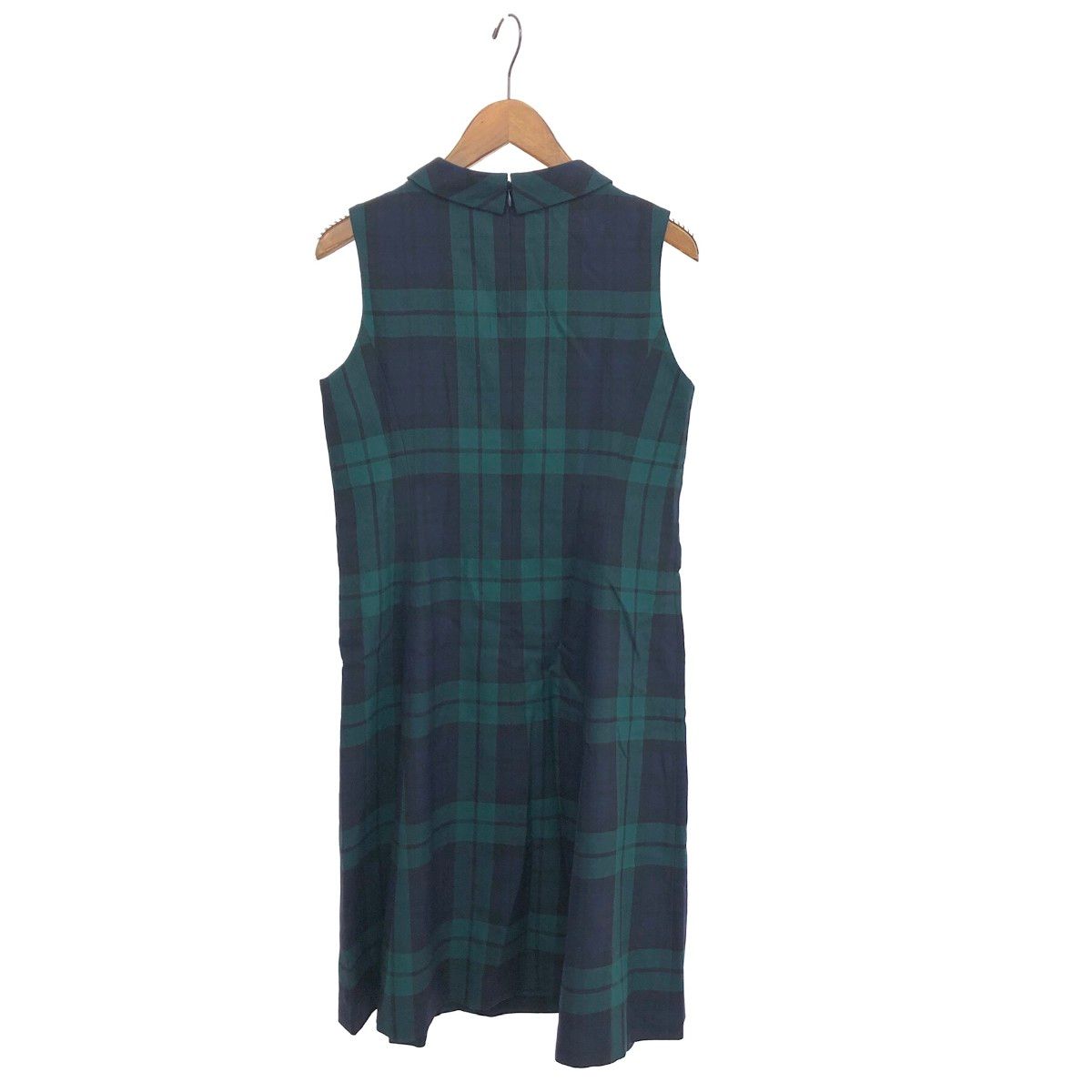 YORKLAND ヨークランド ボトルネックワンピース サイズ:11 チェック