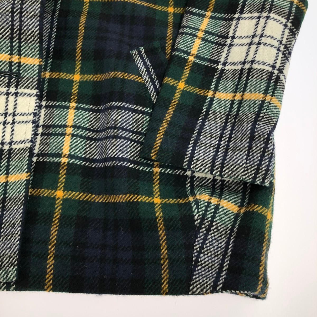 YORKLAND ヨークランド チェック柄コート サイズ:9 マルチカラー