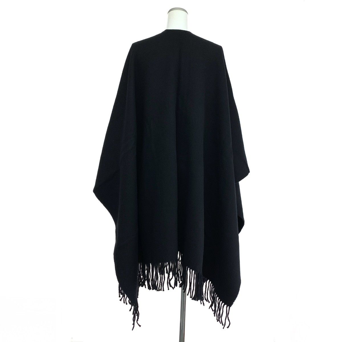 acne studios アクネストゥディオズ ポンチョストール ウール100％ ブラック レディース