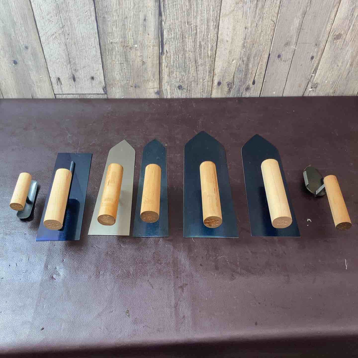 まとめ売り 東京西勘 油焼左官ゴテ 東京石輝 セット こて 鏝