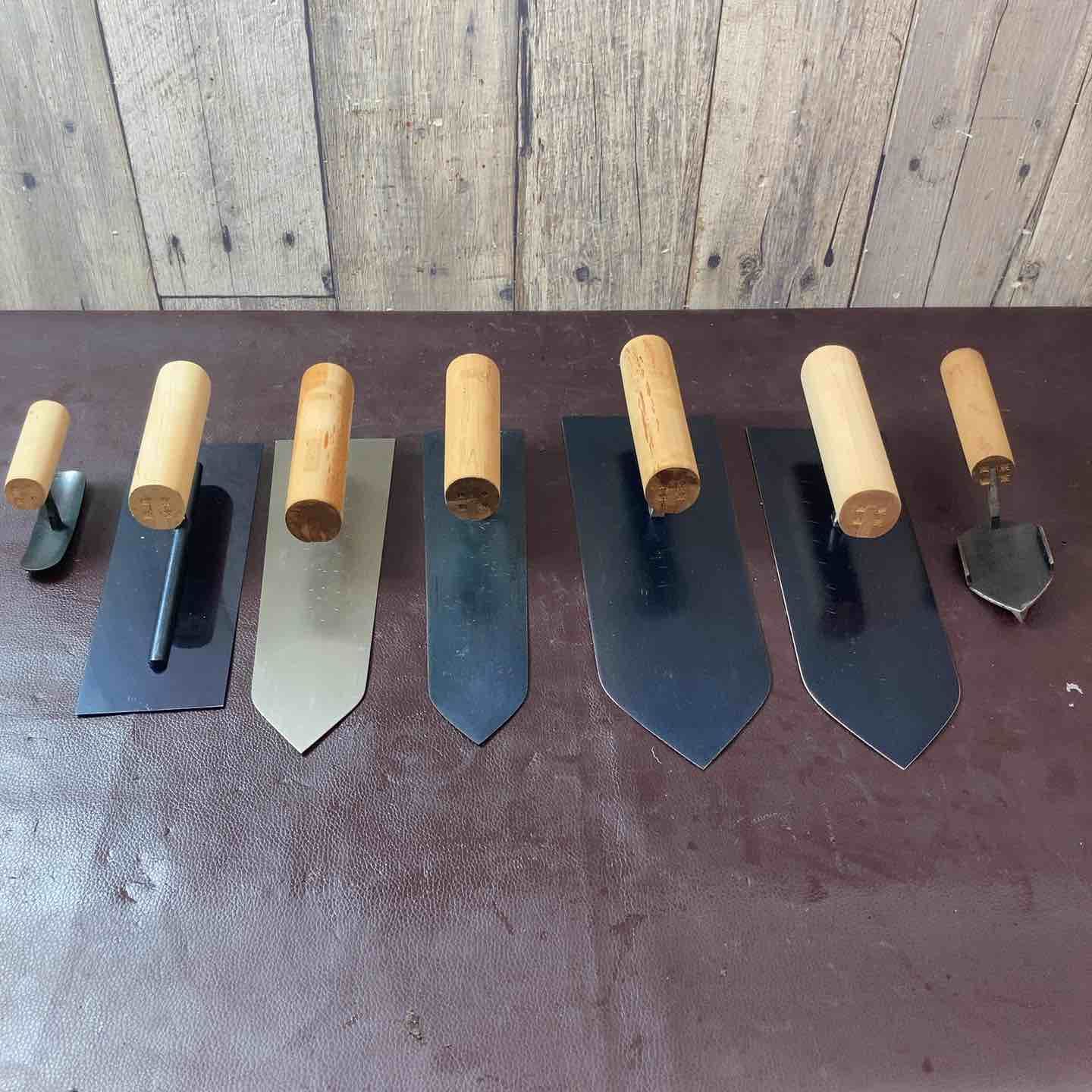 まとめ売り 東京西勘 油焼左官ゴテ 東京石輝 セット こて 鏝