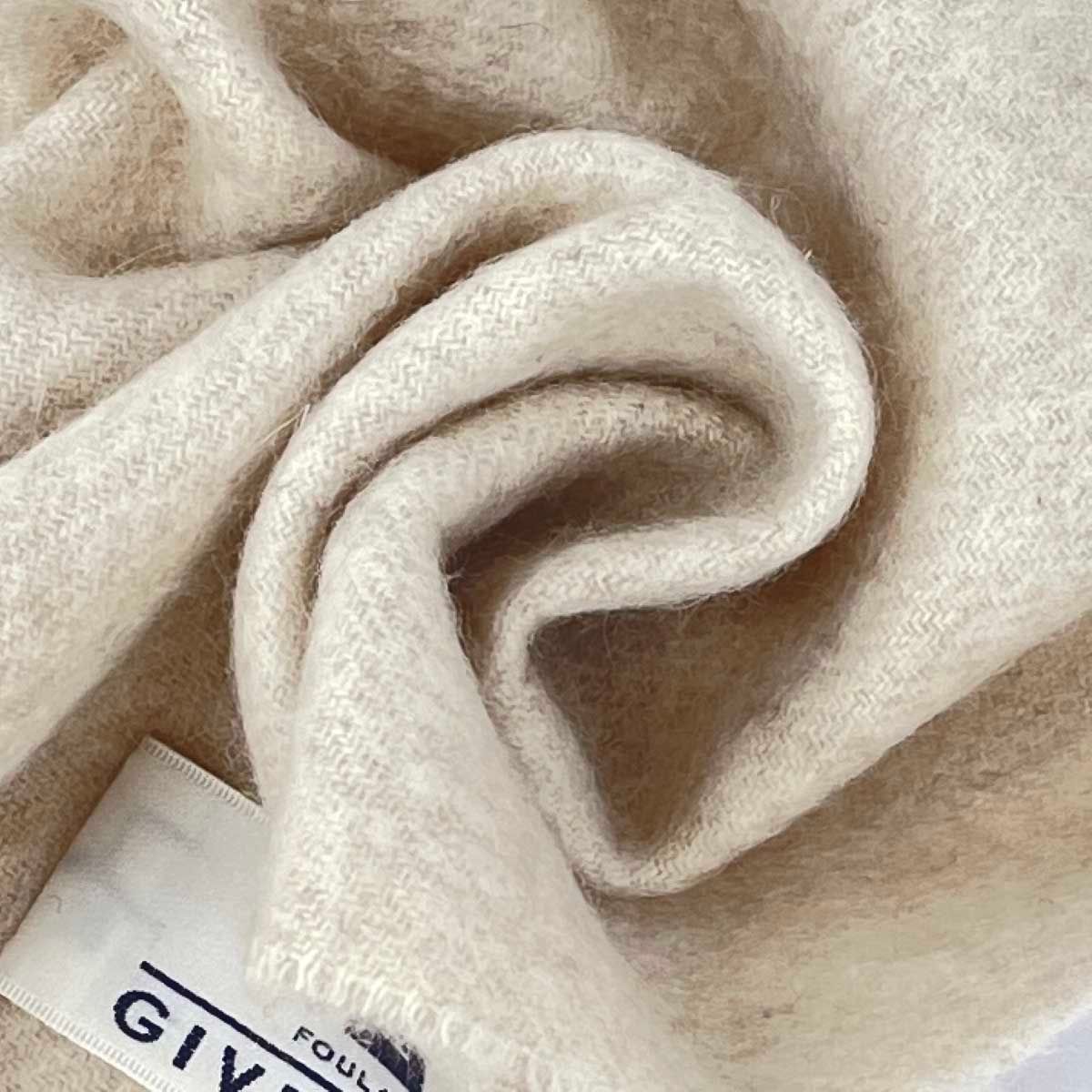  ジバンシィ 大判マフラー カシミヤ100％ ベージュ レディース ストール ショール 小物