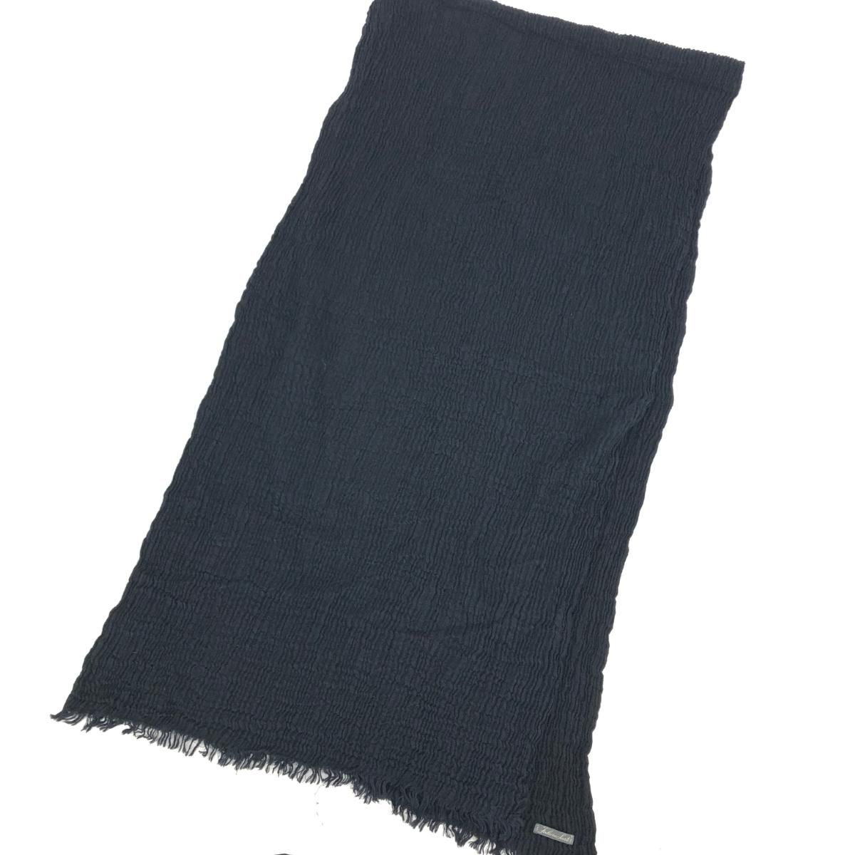 ファリエロ サルティ　Faliero Sarti　ストール　ボタニカル　ブラック ファリエロ サルティFaliero Sartiストールボタニカルブラック