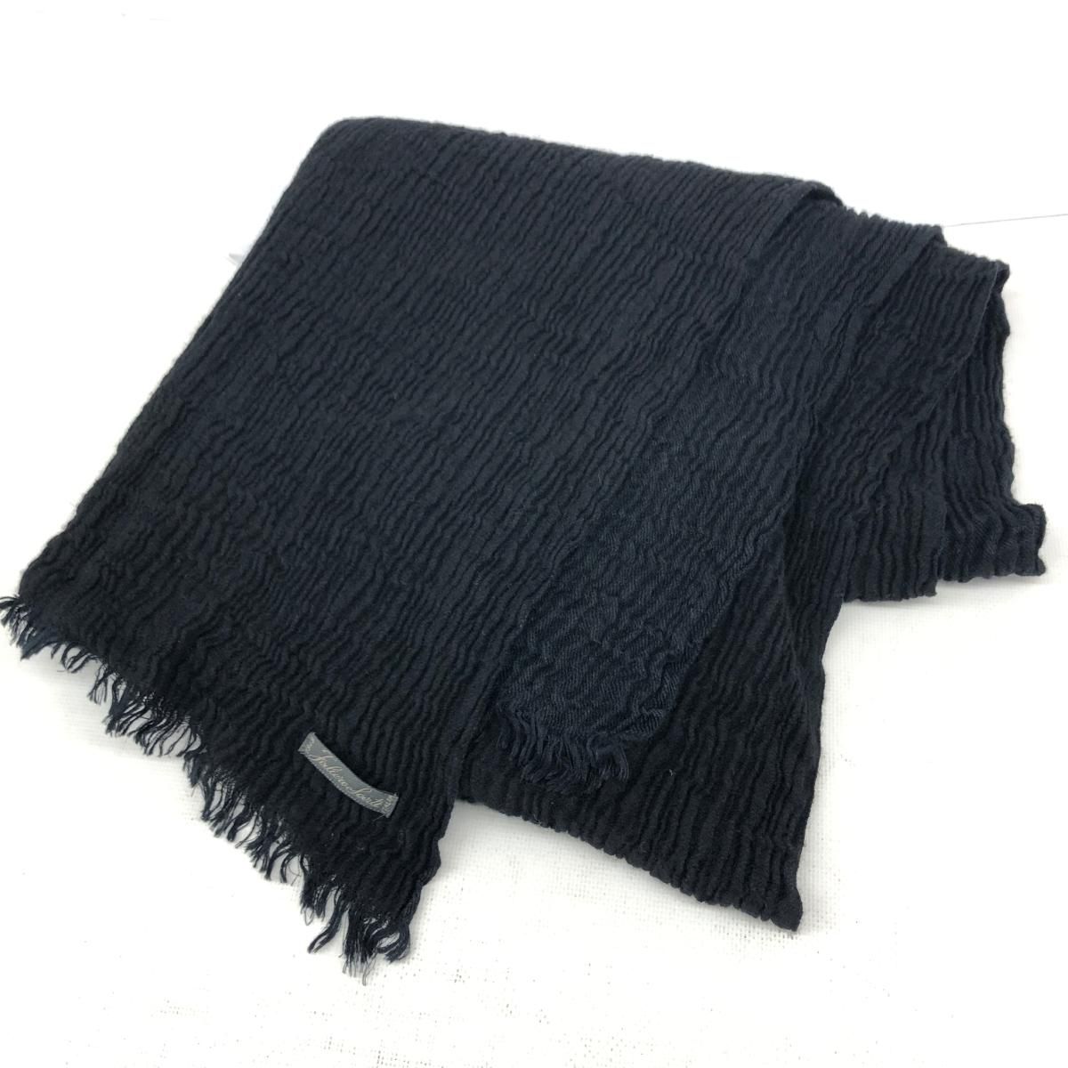 Faliero Sarti ファリエロサルティ ストール 伸縮素材 ブラック ユニ