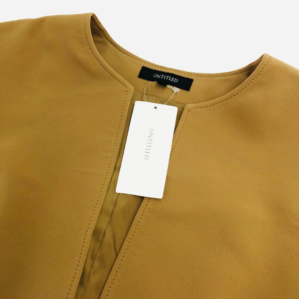 UNTITLED アンタイトル スラッシュネック ジャンパースカート サイズ