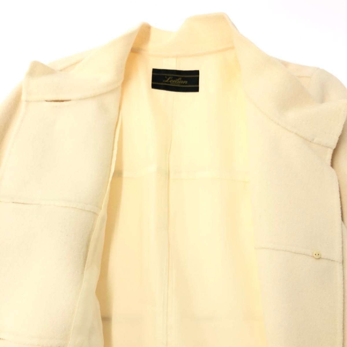 LEILIAN レリアン フレアコート サイズ:13+ ウールアンゴラ 大きい  