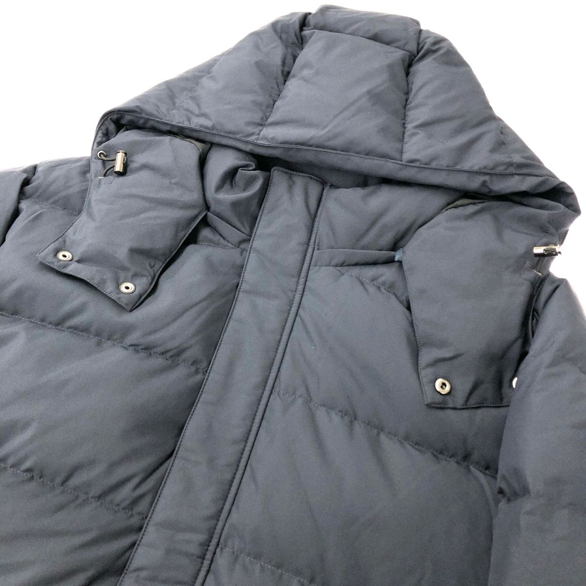 UNITED ARROWS アデイインザライフユナイテッドアローズ ダウンジャケット XL ダウン/フェザー/フード取り外し ネイビー メンズ / ユナイテッドアローズ　ネイビー フード付き ダウンジャケット