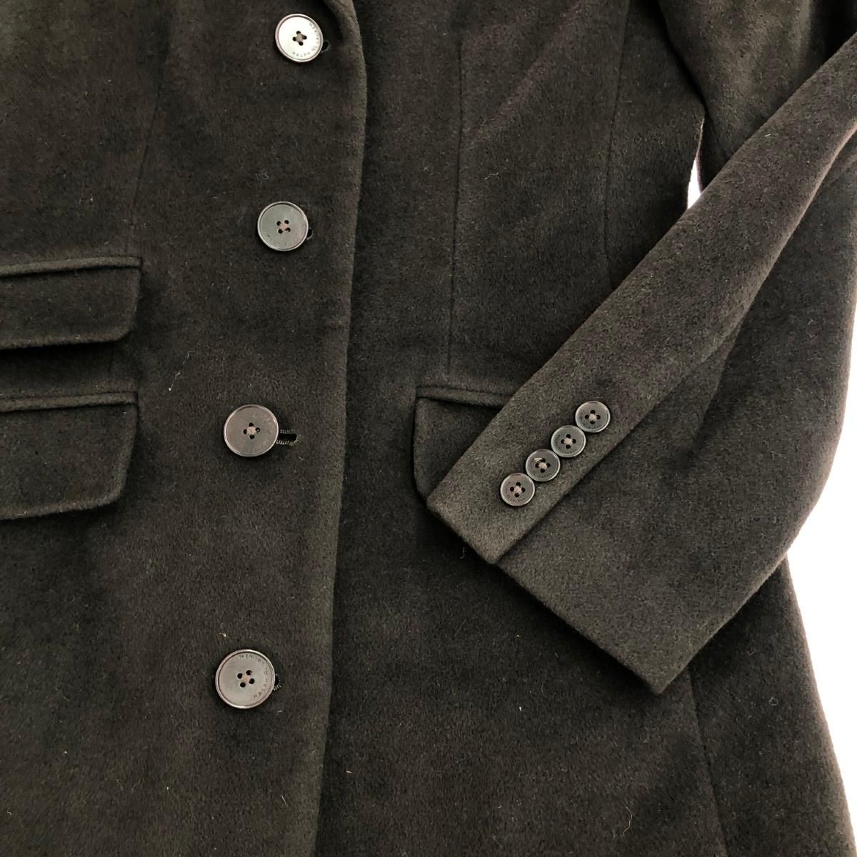 RALPH LAUREN ラルフローレン ロングコート 本物 サイズ:7 アンゴラ100  