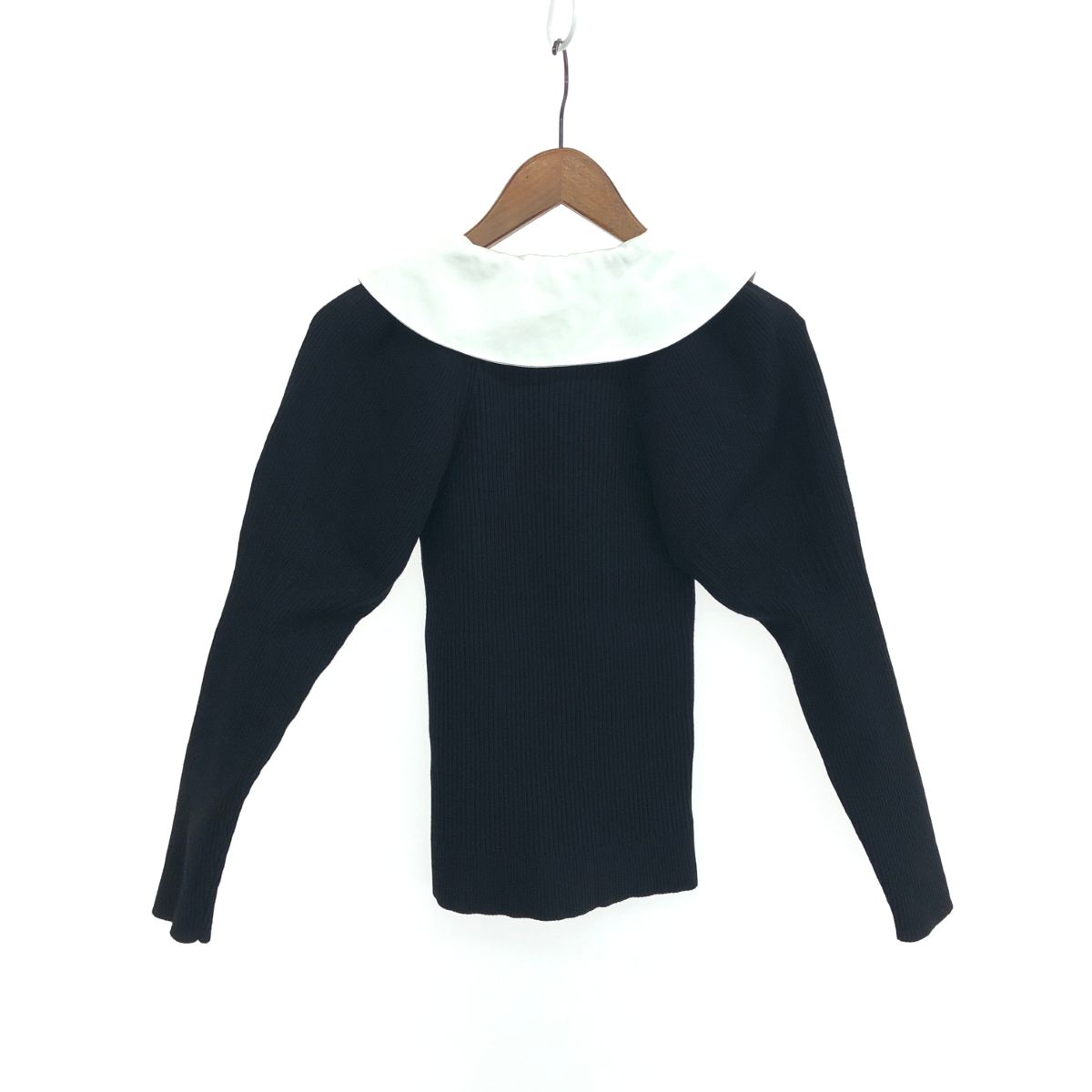 sov ソブ ビッグカラーデザインニット サイズ:38 ダブルスタンダード