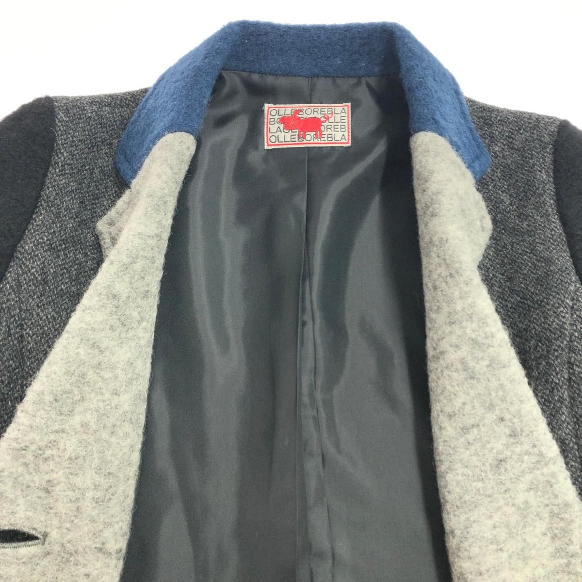 OLLEBOREBLA アルベロベロ ぶたさん刺繍チェスターコート サイズ:表記