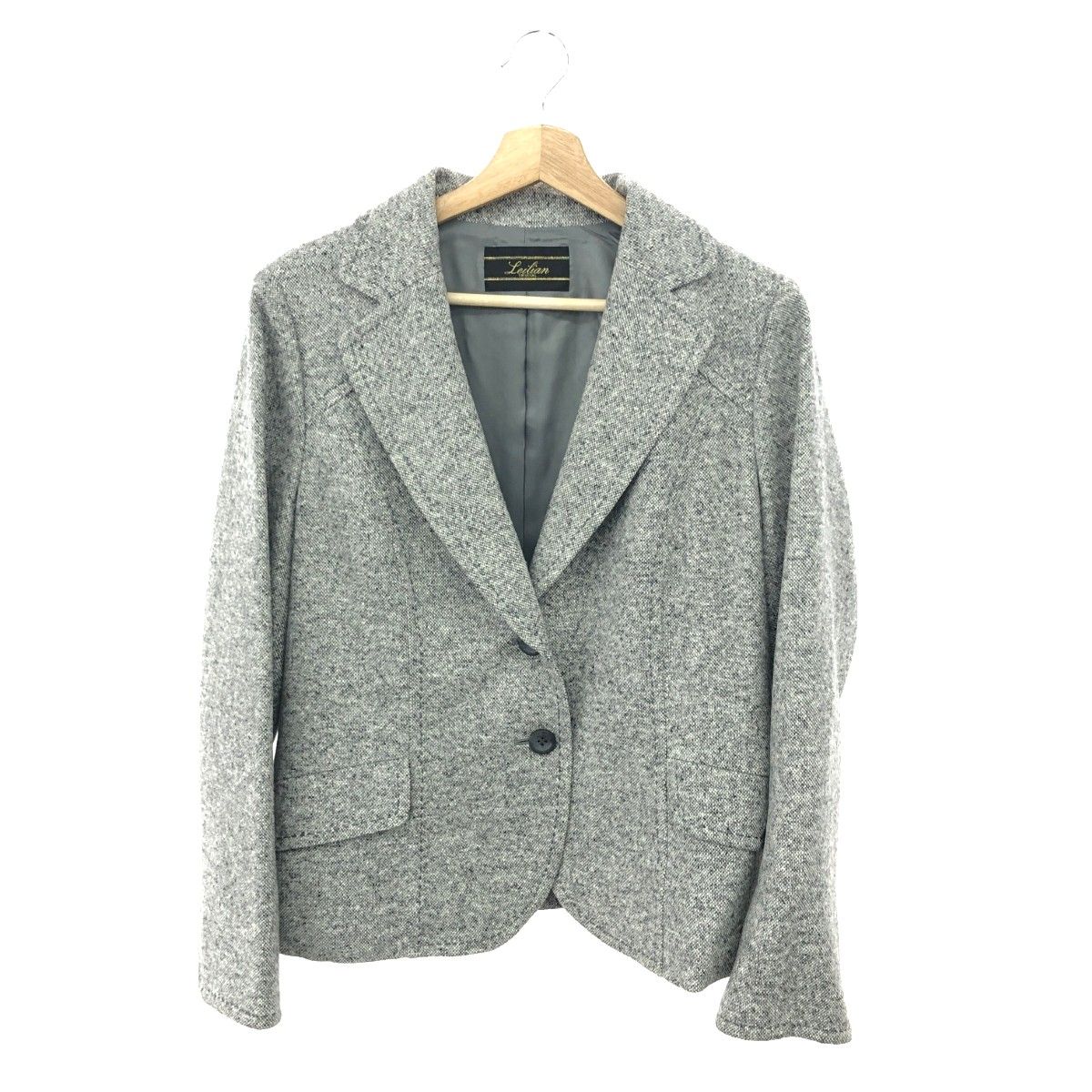 レディース LEILIAN レリアン カシミヤテーラードジャケット 大きい 
