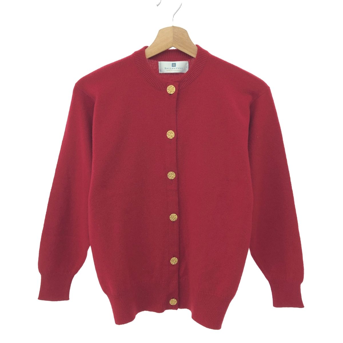 BALLANTYNE バランタイン カシミヤカーディガン サイズ:38 カシミヤ100