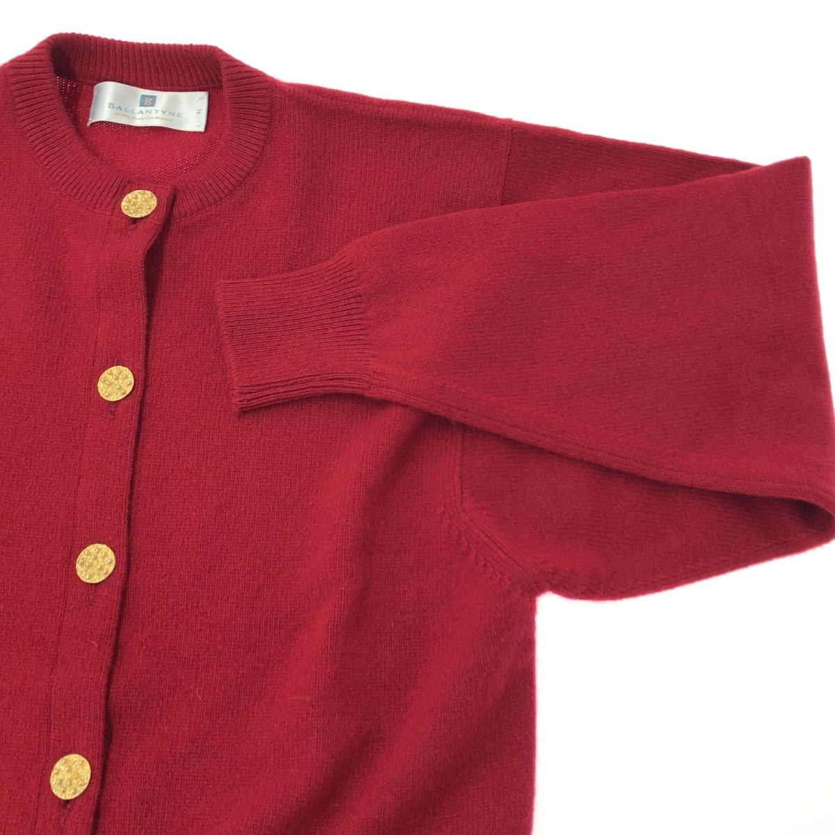 BALLANTYNE バランタイン カシミヤカーディガン サイズ:38 カシミヤ100