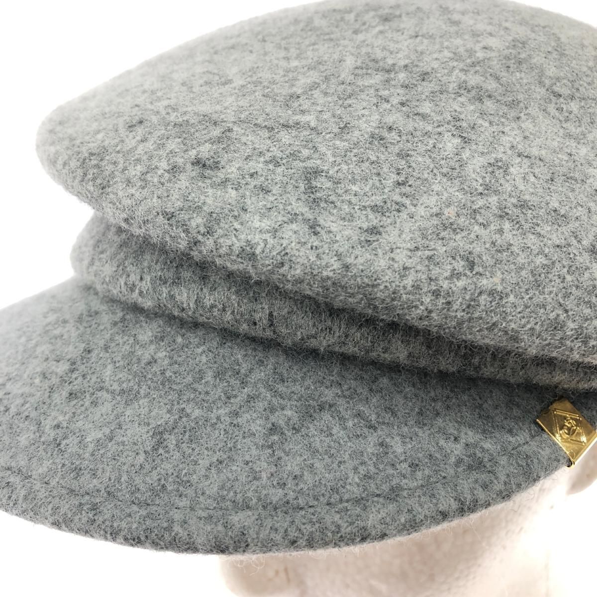 CA4LA カシラ キャスケット/SOMEWHERE F5 ウール TKU00052 グレー