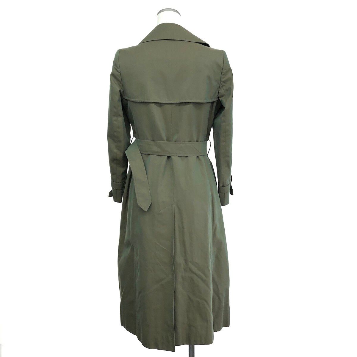 美品バーバリー　裏地チェックトレンチコート　玉虫色カーキ Burberry's バーバリーズ トレンチコート サイズ:S 裏地チェック/玉虫