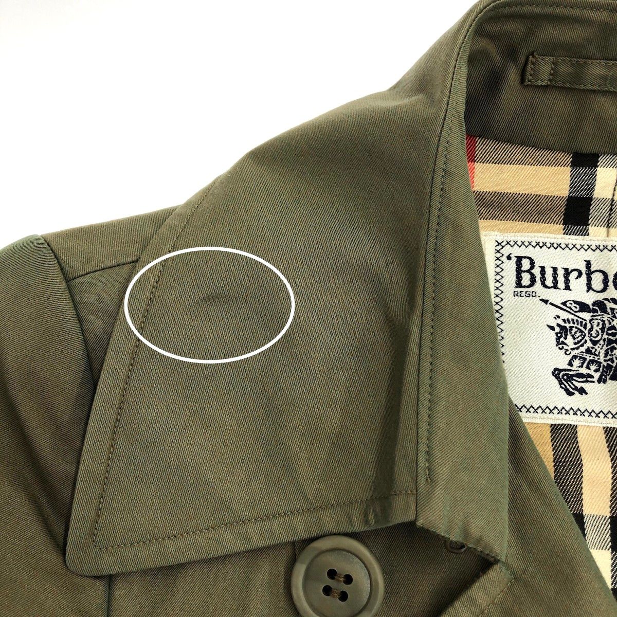 Burberry's バーバリーズ トレンチコート サイズ:S 裏地チェック/玉虫