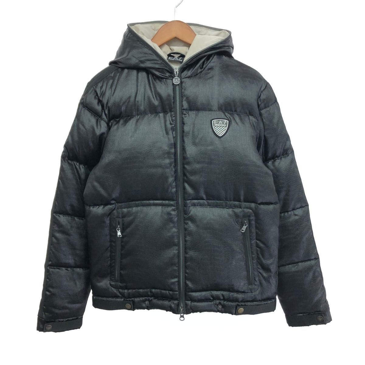 EMPORIO ARMANI エンポリオアルマーニ 型押し中綿ジャケット サイズ:S     ブラック メンズ / 240001172370 EMPORIO ARMANI エンポリオアルマーニ 型押し中綿ジャケット サイズ:S