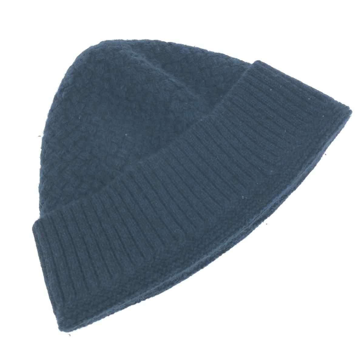 RRL ダブルアールエル ニットキャップ カシミヤ100％ ネイビー メンズ