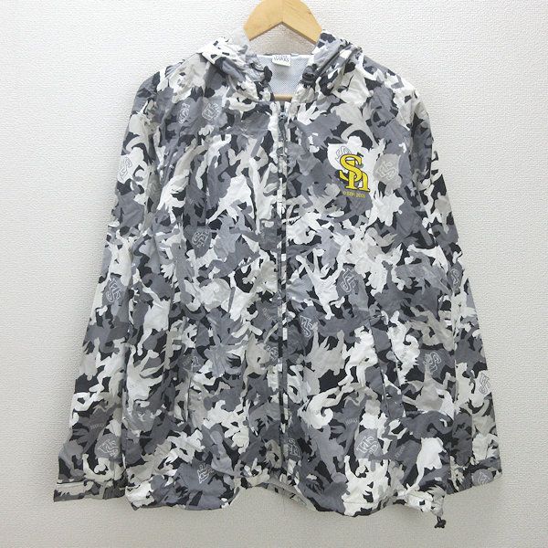 G□ソフトバンクホークス/Softbank HAWKS ナイロンジャケット/野球【L