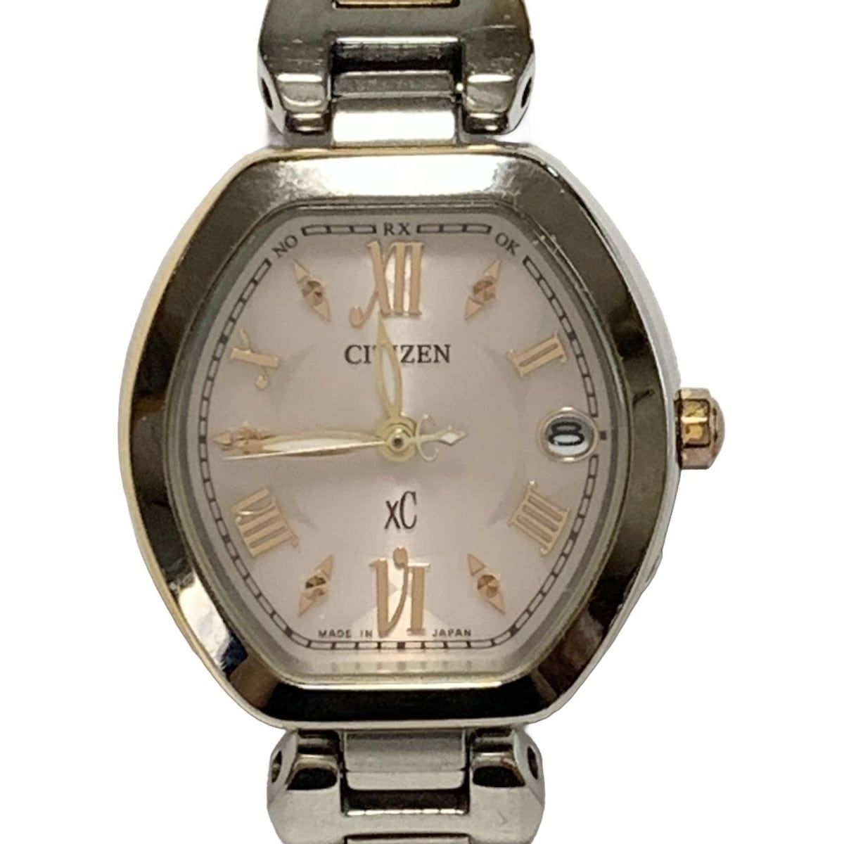 CITIZEN シチズン 腕時計 XC クロスシー H 058-T 019137 レディース 電波 ライトピンク