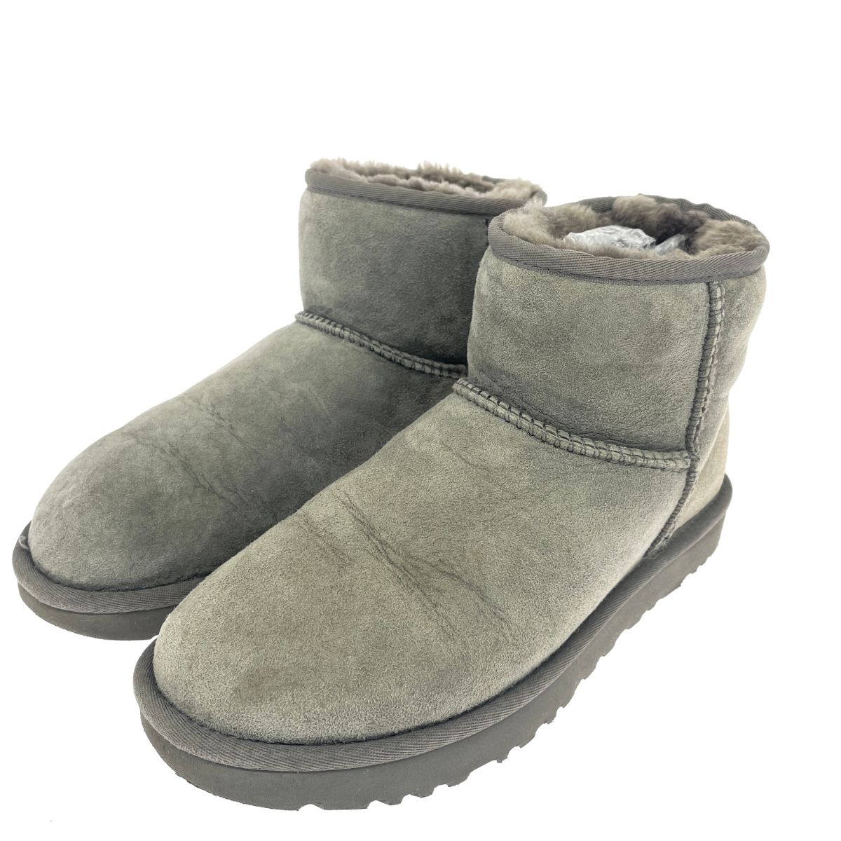 UGG クラシックミニ 25cm グレー【最終Sale】 UGG Classic Mini Fur Jersey Cozy Seal Boots - Women's – MyCozyBoots