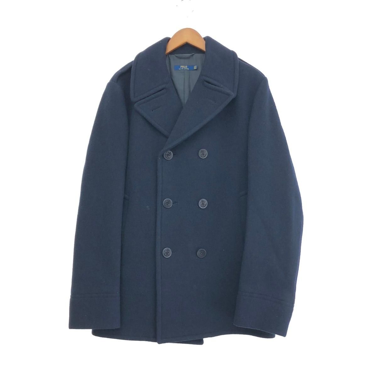 POLO RALPH LAUREN ポロラルフローレン ピーコート サイズ:42 ウール    ネイビー メンズ / 240001173017 POLO RALPH LAUREN ポロラルフローレン ピーコート サイズ:42 ウール