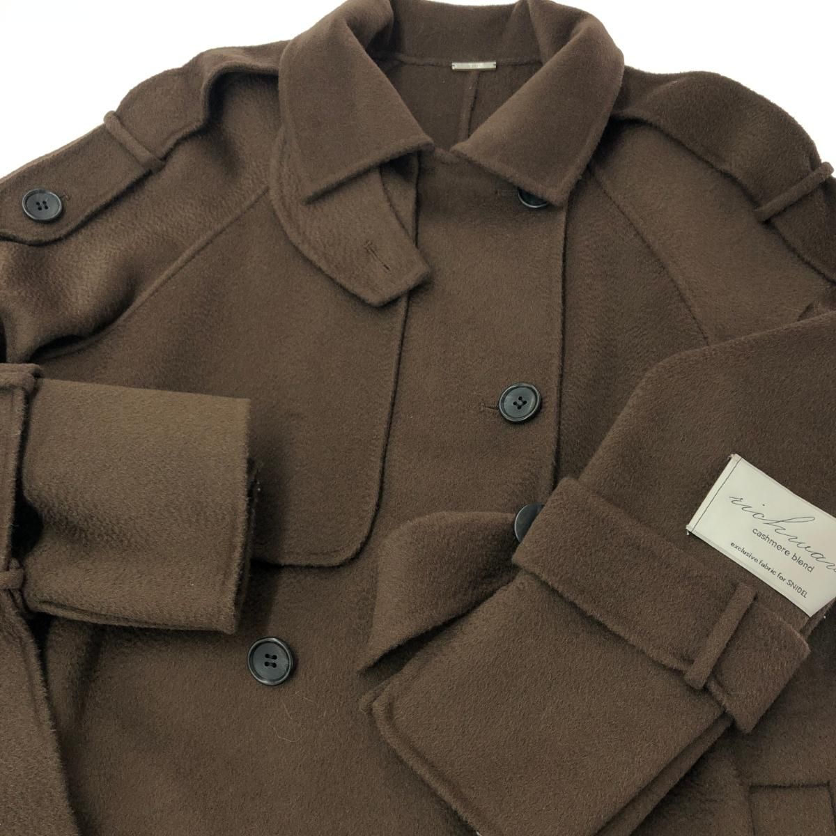 snidel スナイデル ウロコカシミアスタンドカラーコート サイズ:0 定価