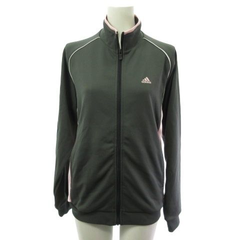アディダス adidas ジャージ セットアップ 3点セット ロングパンツ ショートパンツ グレー ピンク S